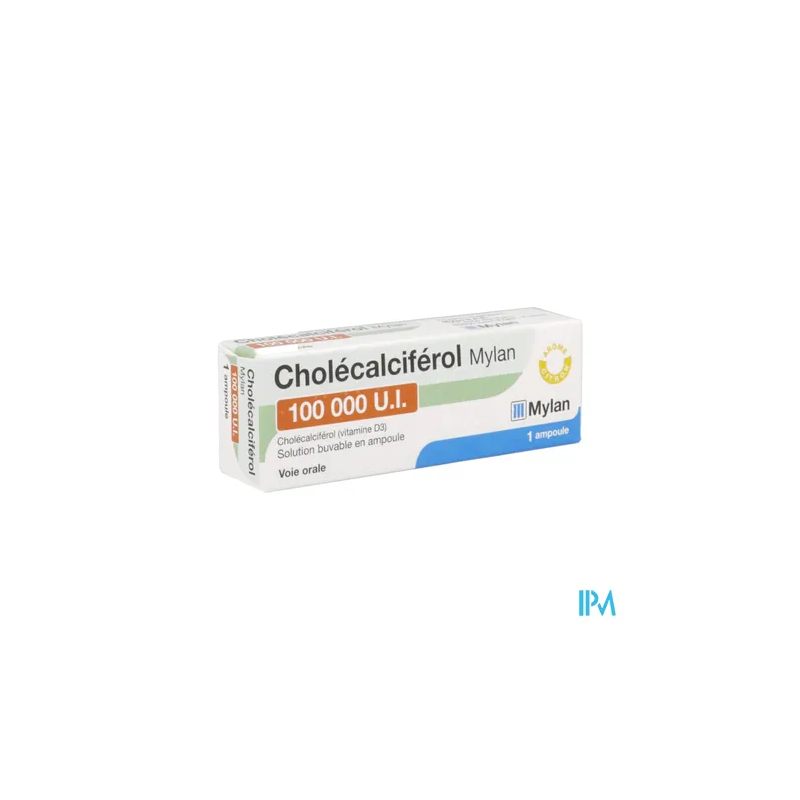 CHOLECALCIFEROL 100 000UI VTS AMP1