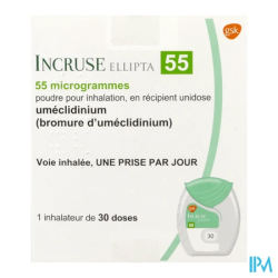 INCRUSE ELLIPTA 55MCG DOSE+INH 30