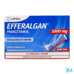 EFFERALGAN 1 000MG SACH 8