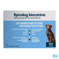 FIPRODOG 268MG SPOTON G/CHIEN PIP3