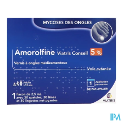 AMOROLFINE 5% VTS CONS VER FL2,5ML
