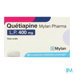QUETIAPINE LP 400MG VTS CPR 30X1
