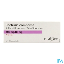 BACTRIM 400MG/80MG CPR 20
