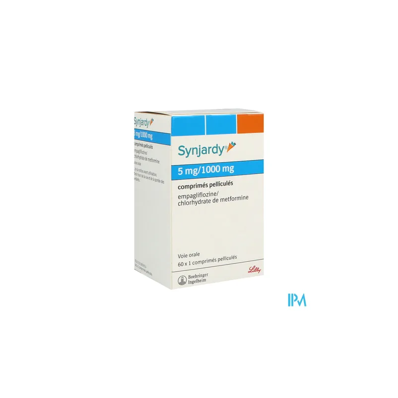 SYNJARDY 5MG/1 000MG CPR 60X1