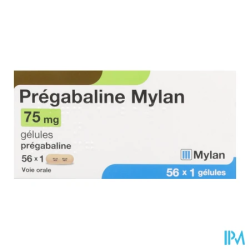 PREGABALINE 75MG VIATRIS GEL 56X1