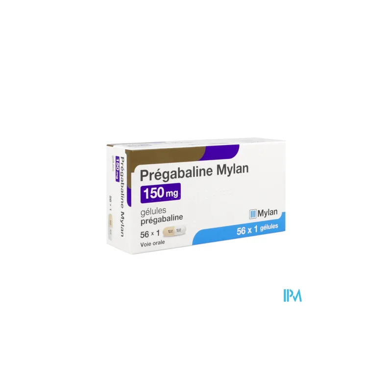 PREGABALINE 150MG VIATRIS GEL 56X1