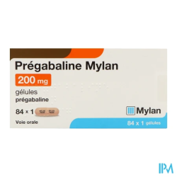 PREGABALINE 200MG VIATRIS GEL 84X1