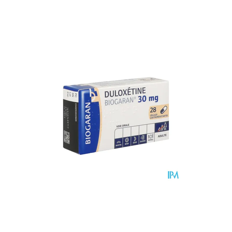 DULOXETINE 30MG BIOGARAN GELULE 28