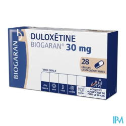 DULOXETINE 30MG BIOGARAN GELULE 28
