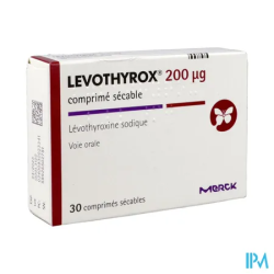 LEVOTHYROX 200MCG CPR SECABLE 30