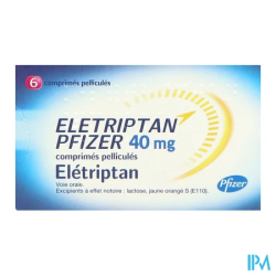 ELETRIPTAN 40MG VIATRIS CPR 6