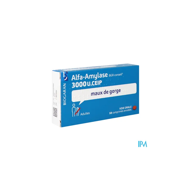ALFA-AMYLASE 3000U BGR CON CPR 18