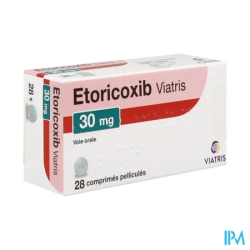 ETORICOXIB 30MG VIATRIS CPR 28X1