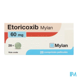 ETORICOXIB 60MG VIATRIS CPR 28X1