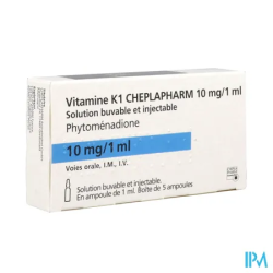 VIT K1 10MG/1ML CHEPLAPHARM AMP 5