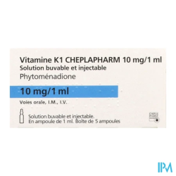 VIT K1 10MG/1ML CHEPLAPHARM AMP 5