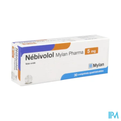 NEBIVOLOL 5MG VTS CPR QUADRISEC 30
