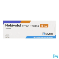 NEBIVOLOL 5MG VTS CPR QUADRISEC 30
