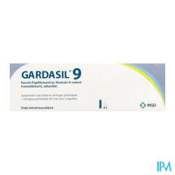 GARDASIL 9 SER+2 AIG 0,5ML 1