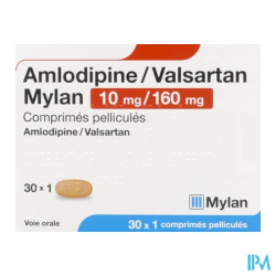 AMLODIPINE/VALSA 10/160MG MYL 30X1