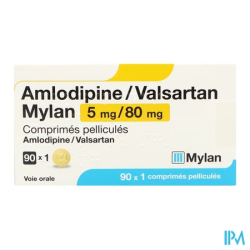 AMLODIPINE/VALSA 5/80MG MYL 90X1