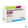 ZONISAMIDE 50MG MYL GELULE 14