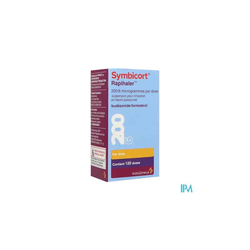 SYMBICORT RAPIHAL 200/6MCG INH 120