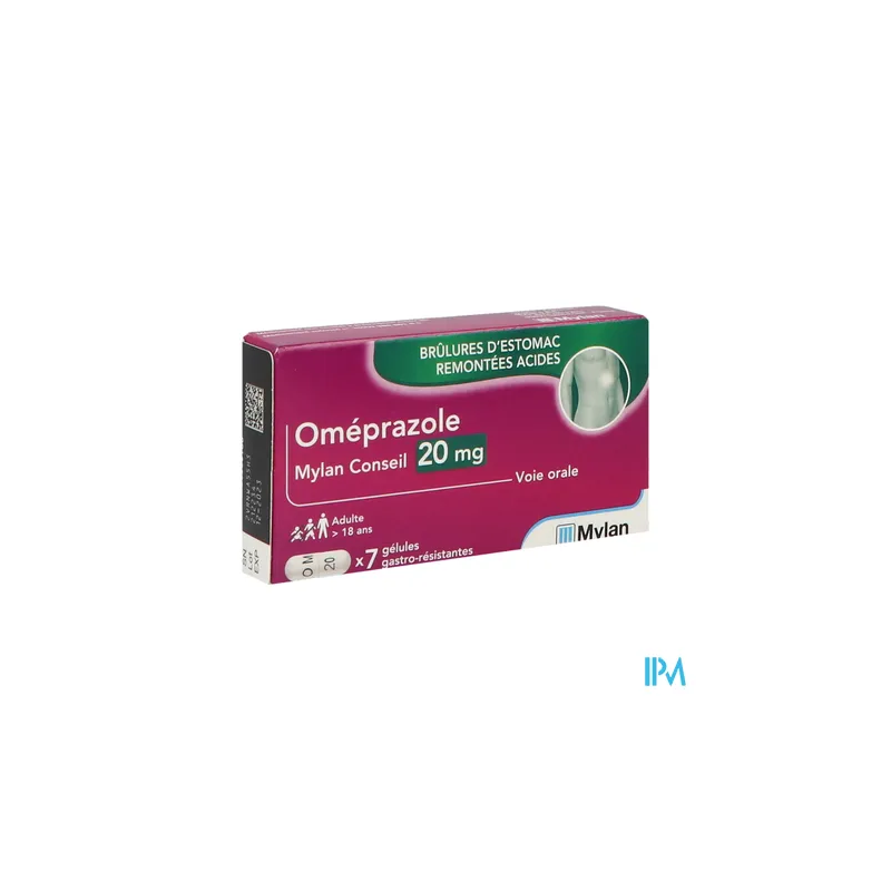 OMEPRAZOLE 20MG VTS CONS GEL 7