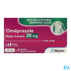OMEPRAZOLE 20MG VTS CONS GEL 7