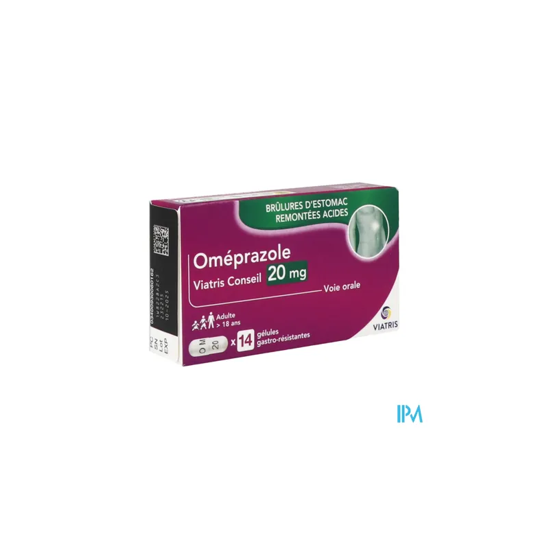 OMEPRAZOLE 20MG VTS CONS GEL 14