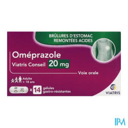 OMEPRAZOLE 20MG VTS CONS GEL 14