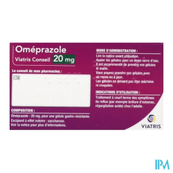 OMEPRAZOLE 20MG VTS CONS GEL 14