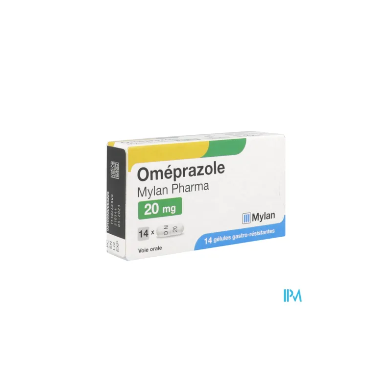 OMEPRAZOLE 20MG VTS GELULE 14