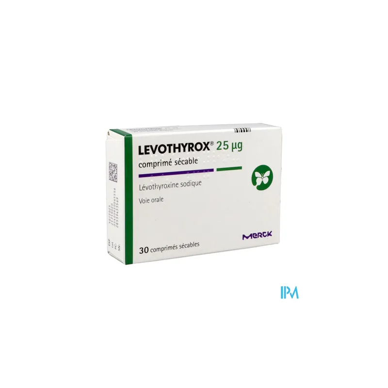 LEVOTHYROX 25MCG CPR SECABLE 30
