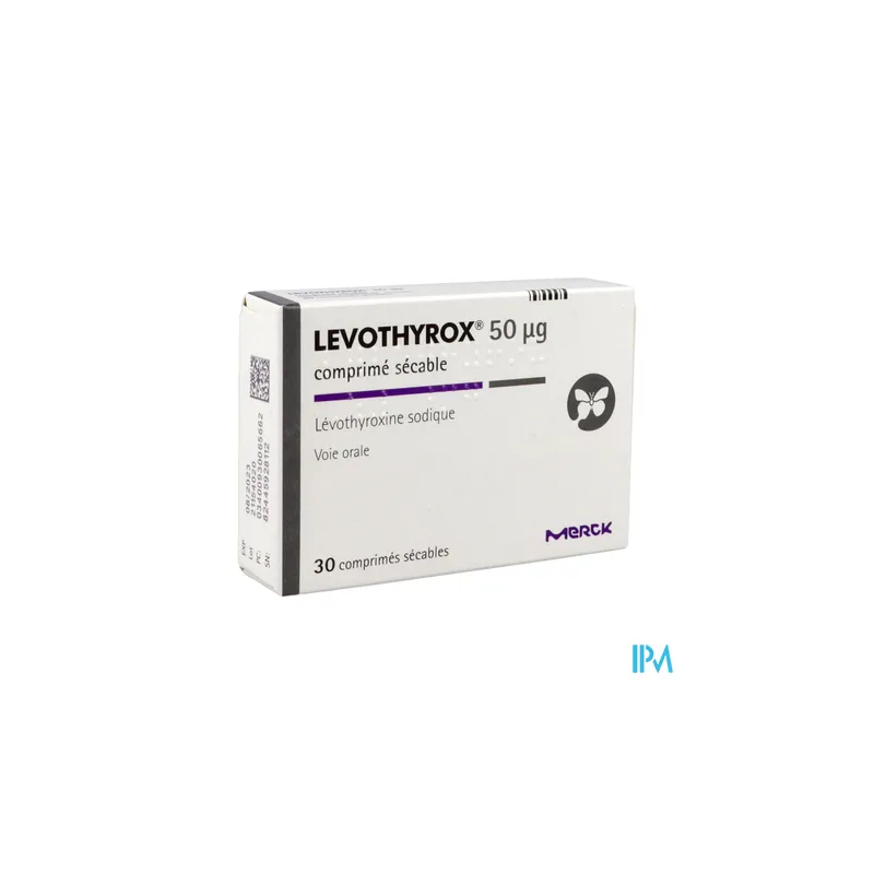 LEVOTHYROX 50MCG CPR SECABLE 30