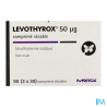 LEVOTHYROX 50MCG CPR SECABLE 90