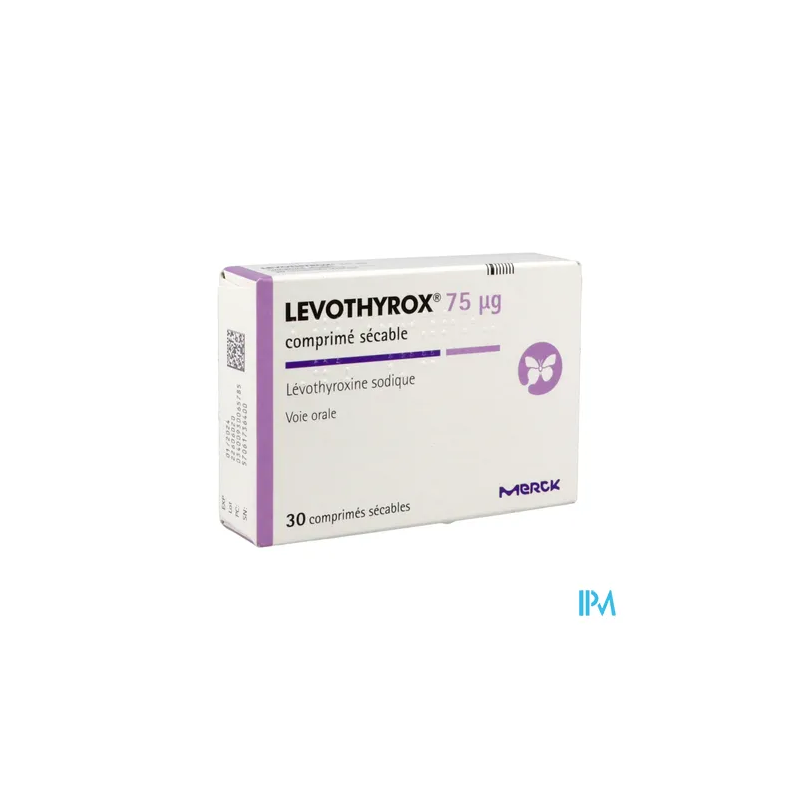 LEVOTHYROX 75MCG CPR SECABLE 30