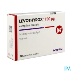 LEVOTHYROX 150MCG CPR SECABLE 30