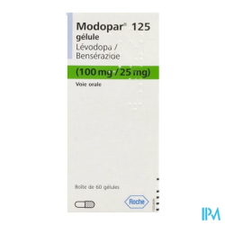 MODOPAR 125MG FL GELULE 60
