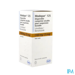 MODOPAR 125MG FL CPR DISPER SEC 60