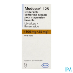 MODOPAR 125MG FL CPR DISPER SEC 60