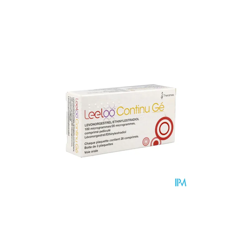 LEELOO CONT GE 100MCG/20MCG CP3X28