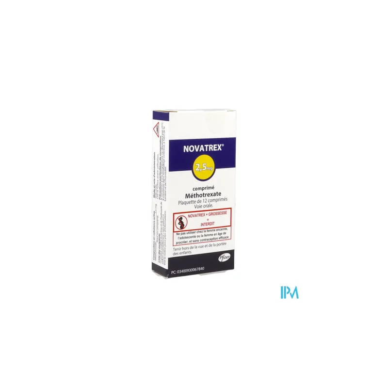 NOVATREX 2,5MG CPR 12