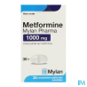 METFORMINE 1 000MG VTS FL CPR S30