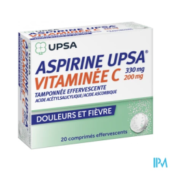 ASPIRINE VIT C UPSA CPR EFF 20