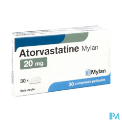 ATORVASTATINE 20MG VIATRIS CPR 30.