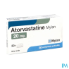ATORVASTATINE 20MG VIATRIS CPR 30.