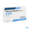 ATORVASTATINE 80MG VIATRIS CPR 30