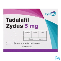 TADALAFIL 5MG ZYDUS CPR 28