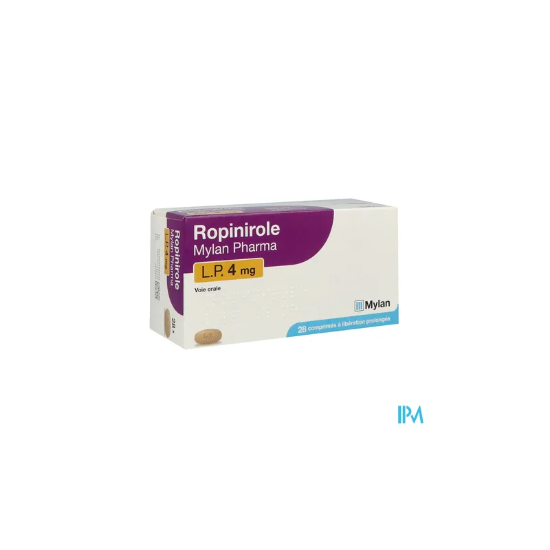 ROPINIROLE LP 4MG VIATRIS CPR 28